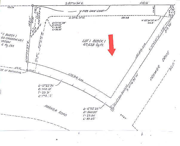 601 W Parker Rd, Plano, TX à louer - Plan cadastral - Image 2 de 3
