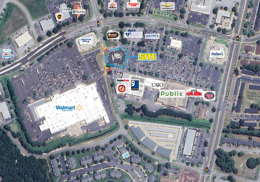 90 Scranton Connector, Brunswick, GA à louer - Aérien - Image 2 de 3