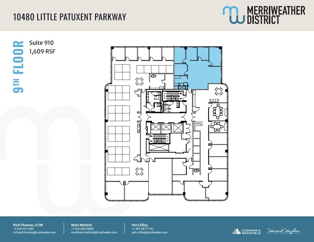 10480 Little Patuxent Pky, Columbia, MD à louer Plan d’étage- Image 1 de 1