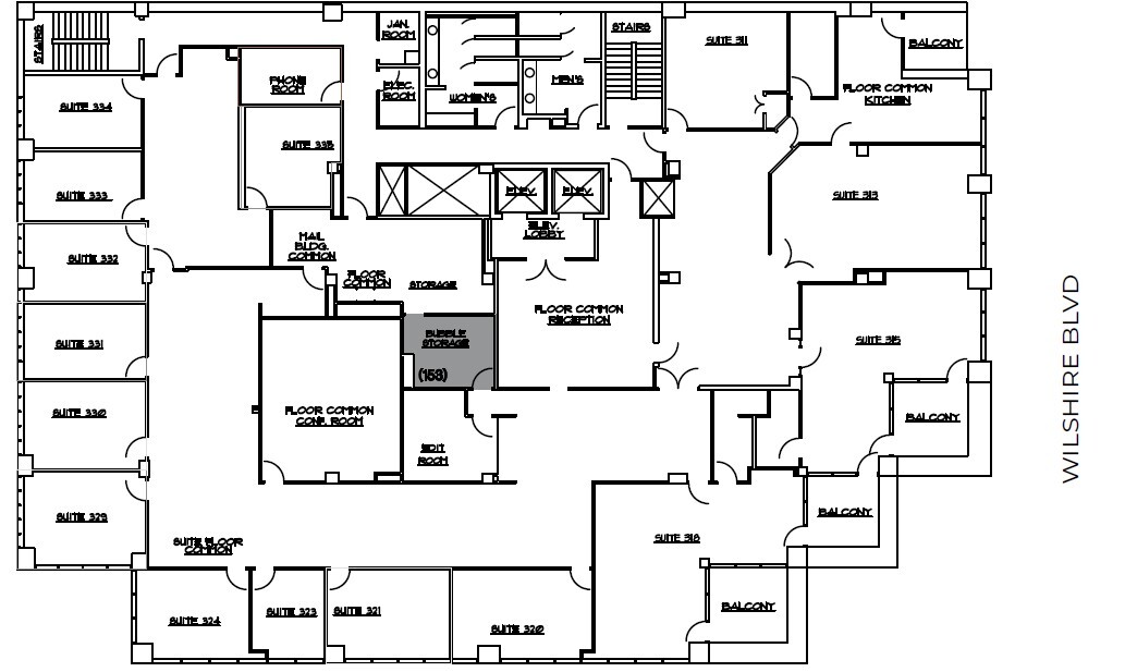 8840 Wilshire Blvd, Beverly Hills, CA à louer Plan d  tage- Image 1 de 1