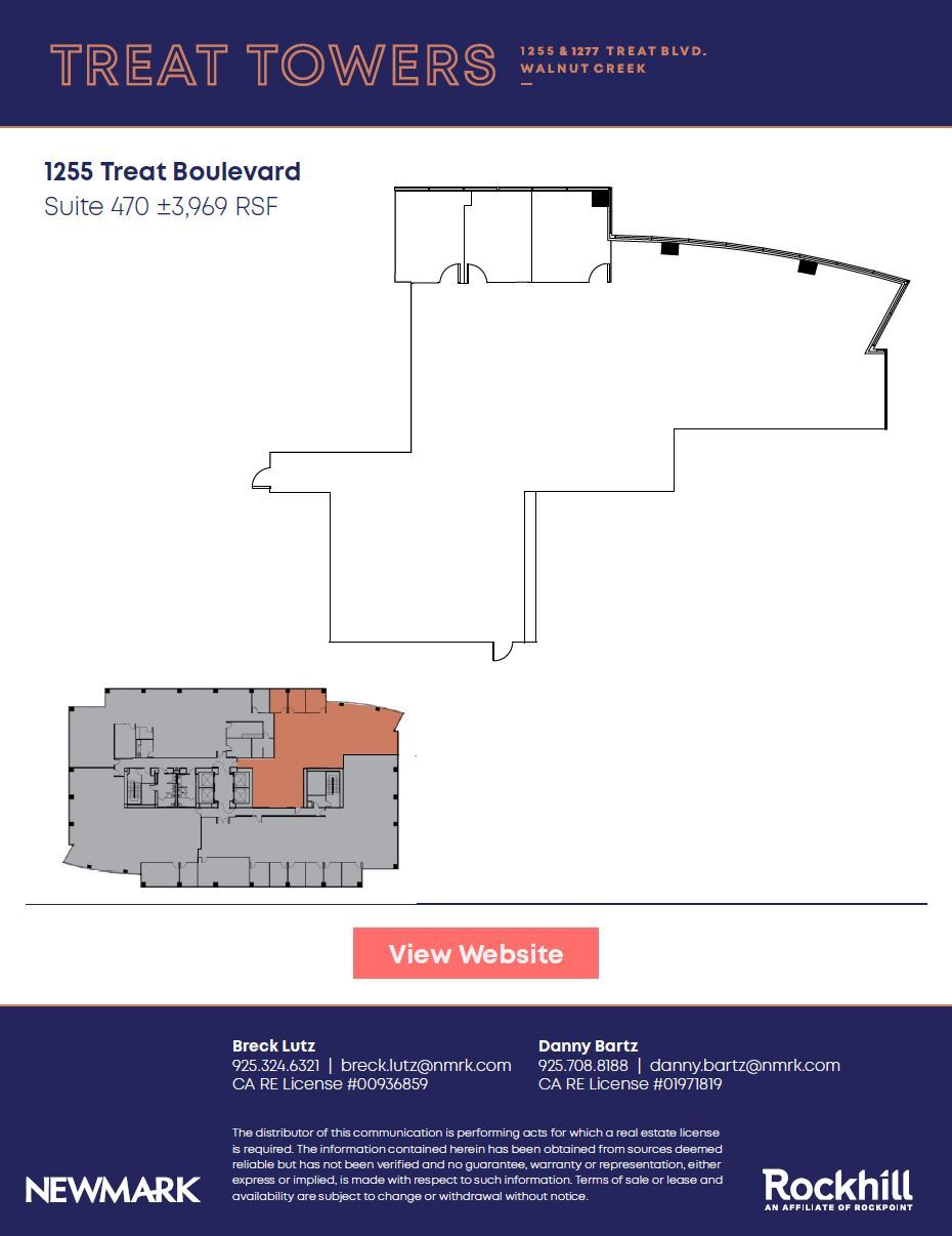 1255 Treat Blvd, Walnut Creek, CA for lease Floor Plan- Image 1 of 1