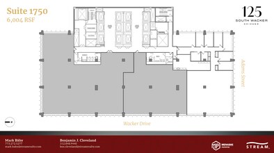 125 S Wacker Dr, Chicago, IL à louer Plan d’étage- Image 1 de 1