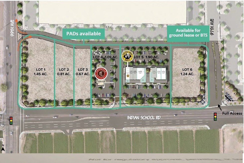 NEC 99th Ave & Indian School Rd, Phoenix, AZ for lease Building Photo- Image 1 of 3