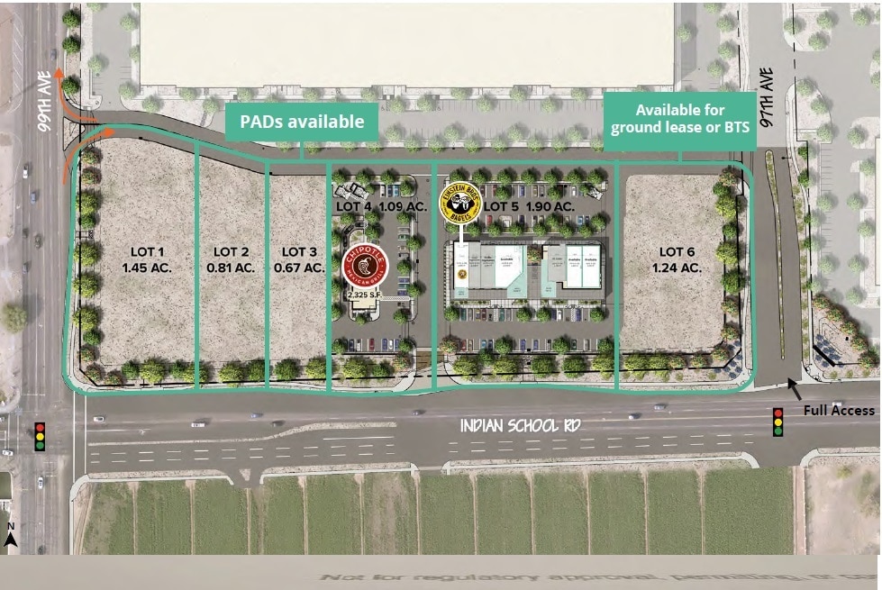 NEC 99th Ave & Indian School Rd, Phoenix, AZ for lease Primary Photo- Image 1 of 3