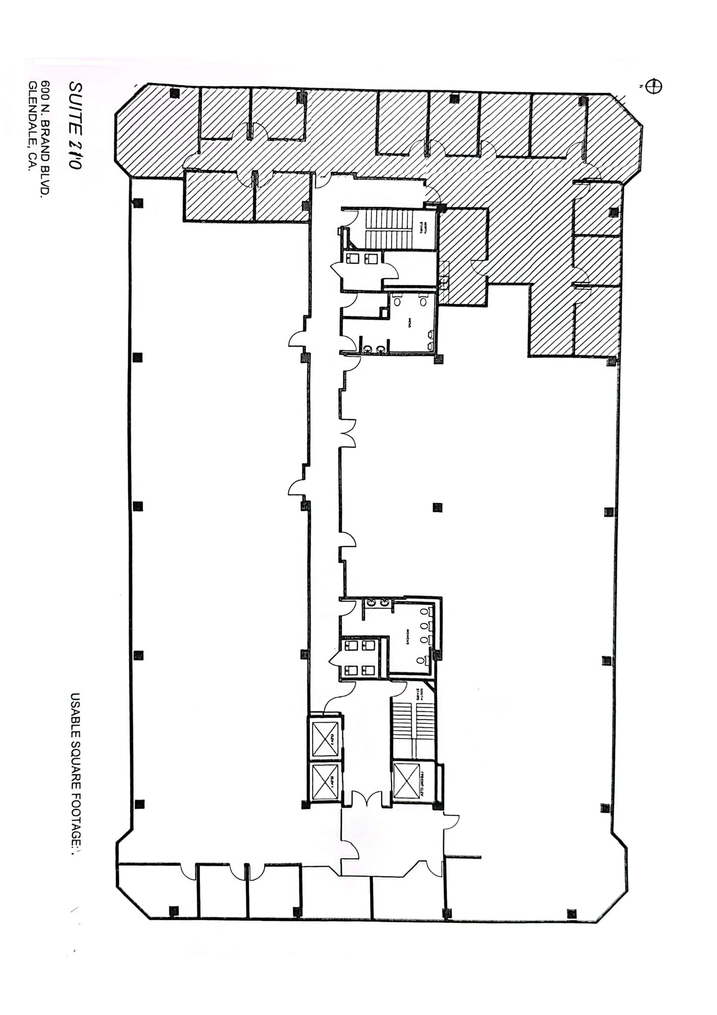 600 N Brand Blvd, Glendale, CA à louer Plan de site- Image 1 de 9