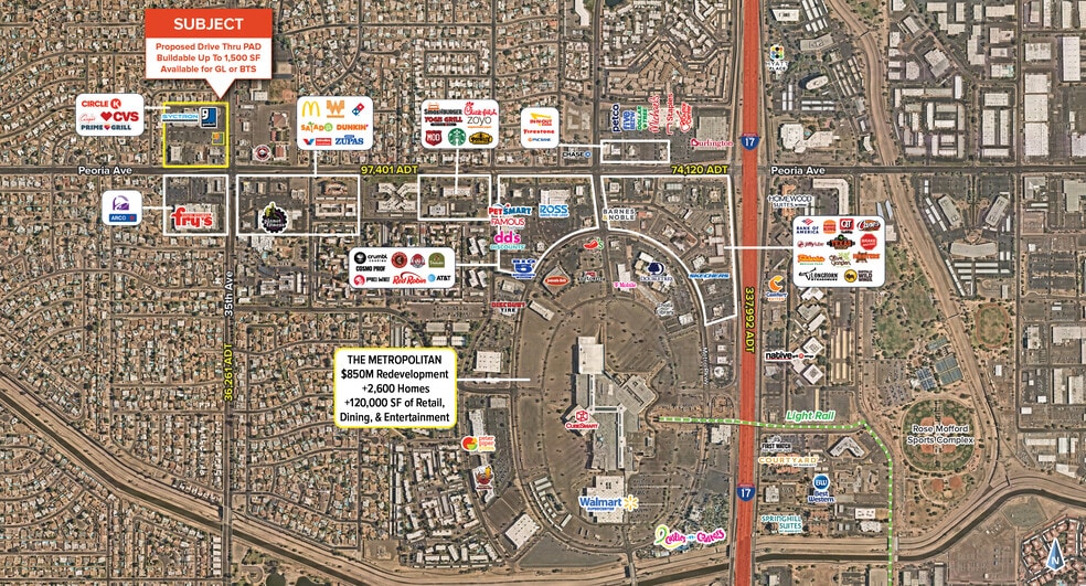 3514-3522 W Peoria Ave, Phoenix, AZ à louer - Photo du bâtiment - Image 2 de 15