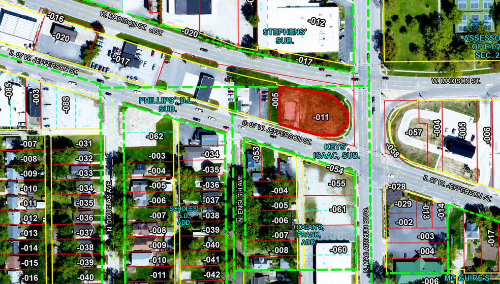 1005-1019 W Jefferson St, Springfield, IL à vendre - Photo du bâtiment - Image 2 de 2
