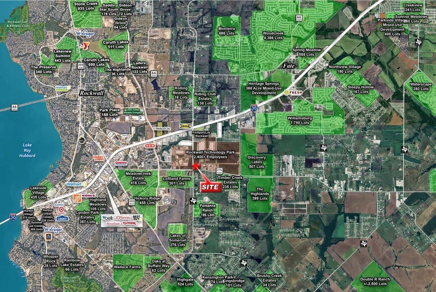 1275 Corporate Crossing, Rockwall, TX for sale - Aerial - Image 3 of 3