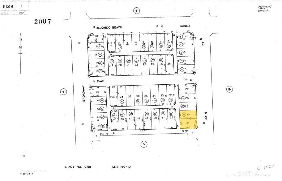 15425 S Main St, Gardena, CA à louer - Plan cadastral - Image 2 de 2