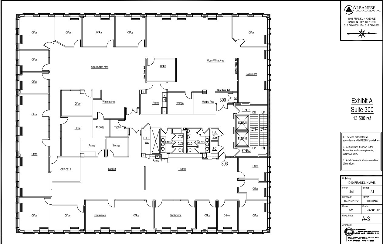 1010 Franklin Ave, Garden City, NY à louer Plan d  tage- Image 1 de 1