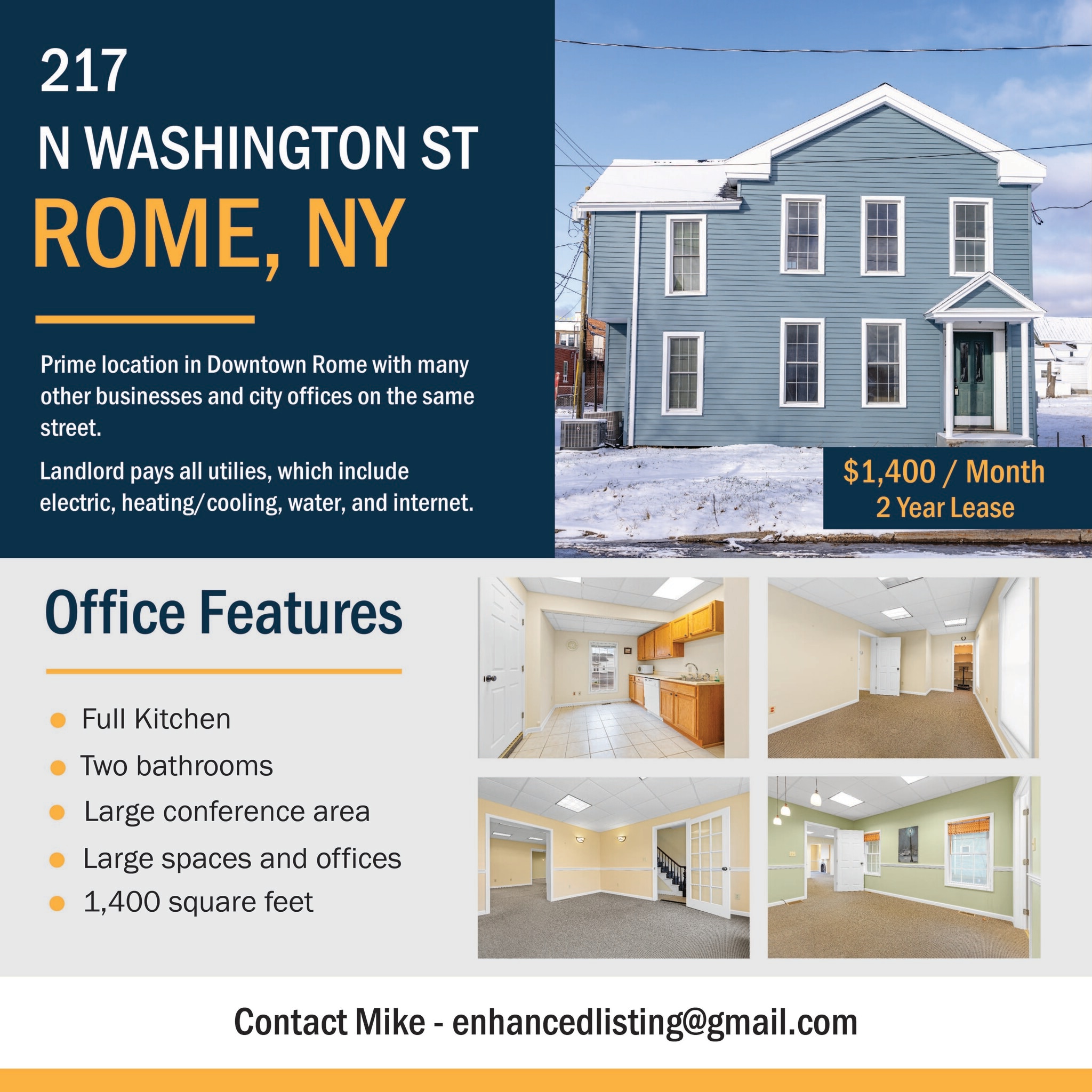 217 N Washington St, Rome, NY for lease Building Photo- Image 1 of 23