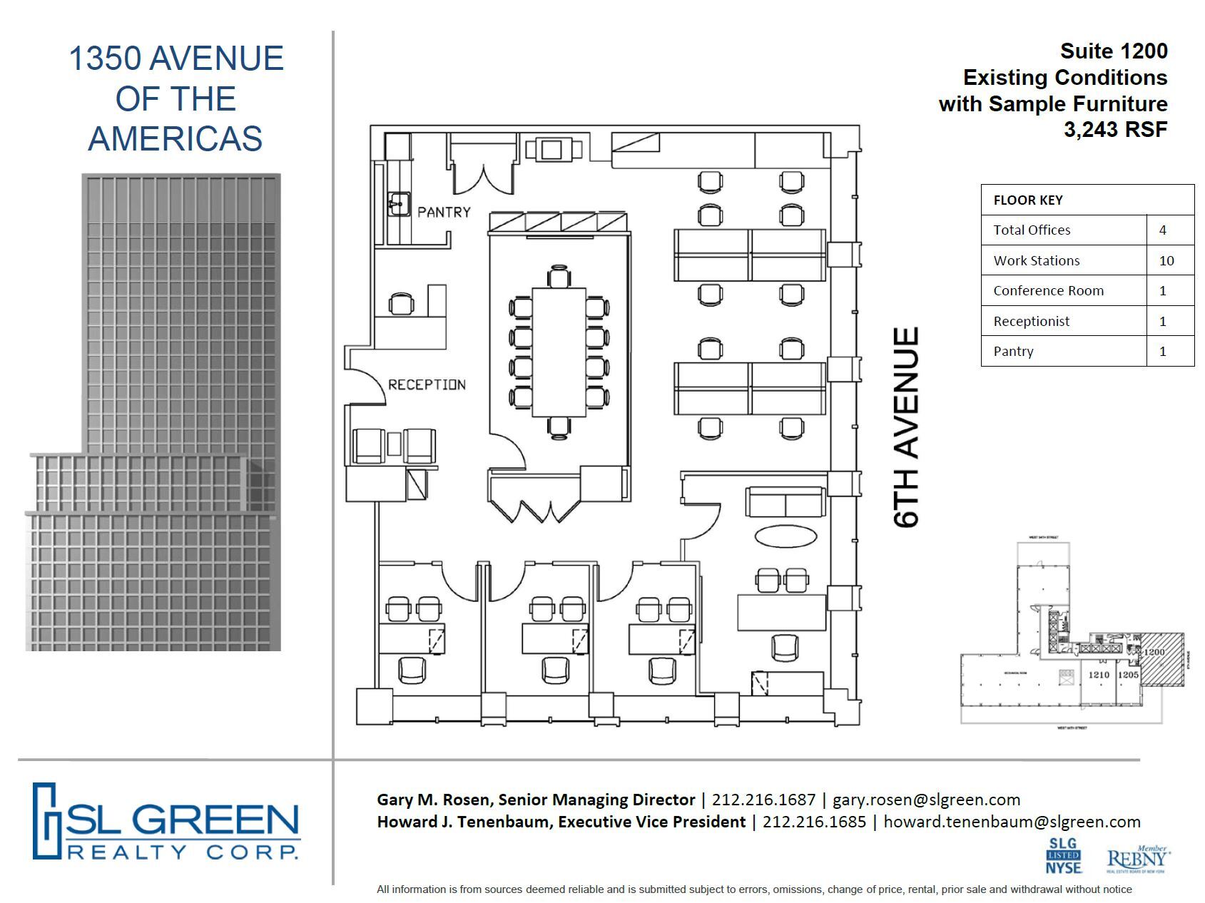 1350 Avenue of the Americas, New York, NY à louer Plan d  tage- Image 1 de 1