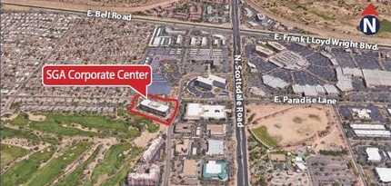 16100 N 71st St, Scottsdale, AZ - Aerial map view - Image1