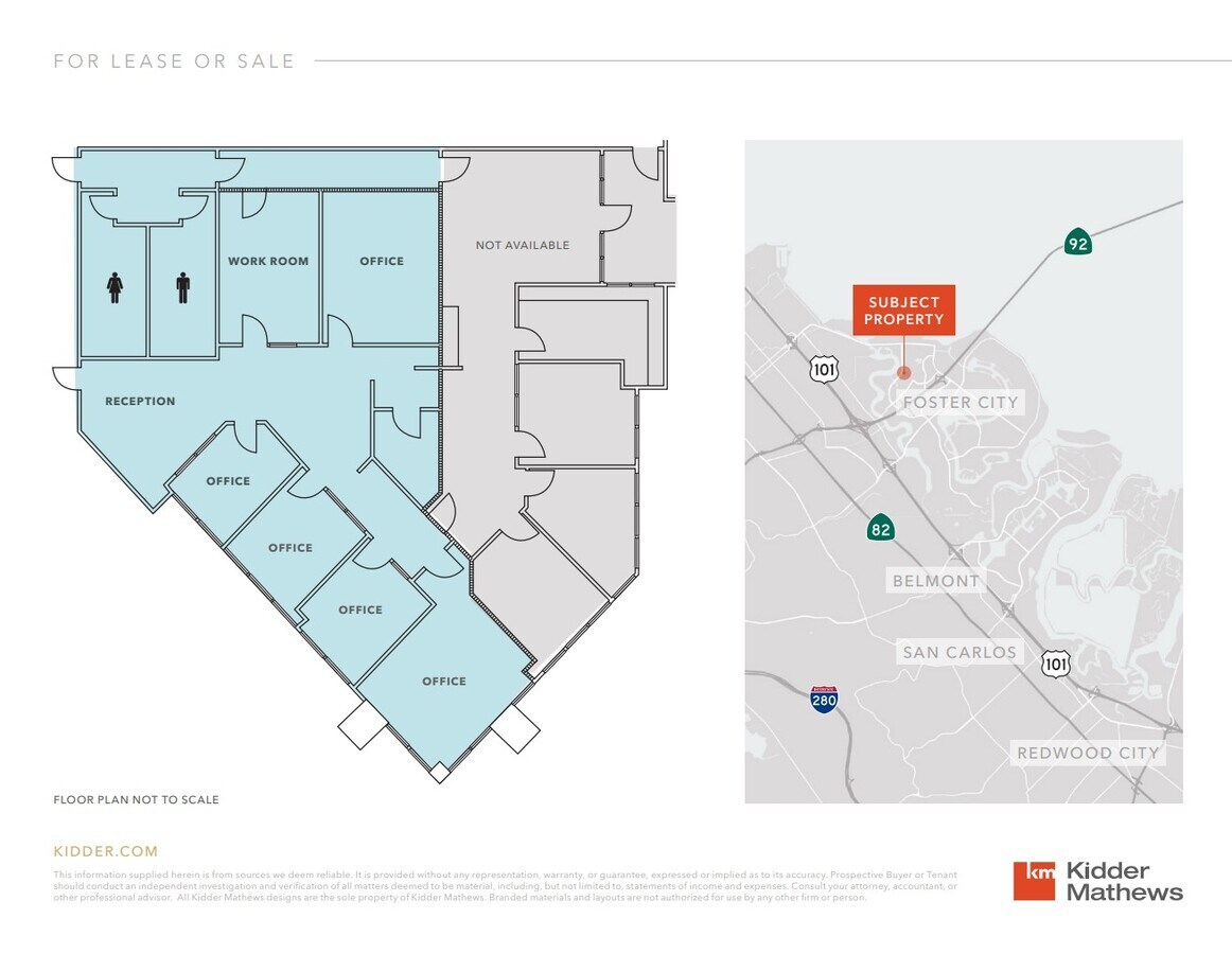 655 Mariners Island Blvd, San Mateo, CA 94404 - Unité 305A -  - Plan d’étage - Image 1 of 1