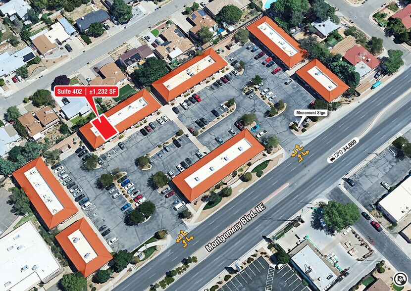 9201 Montgomery Blvd NE, Albuquerque, NM à vendre - Photo du bâtiment - Image 2 de 9