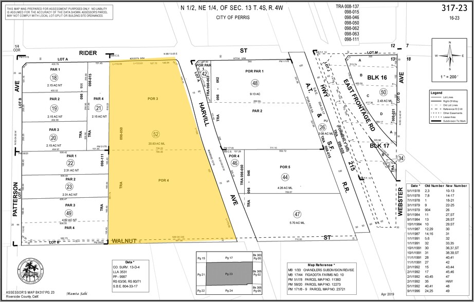 20123 Harvill Ave, Perris, CA à vendre - Plan cadastral - Image 1 de 1