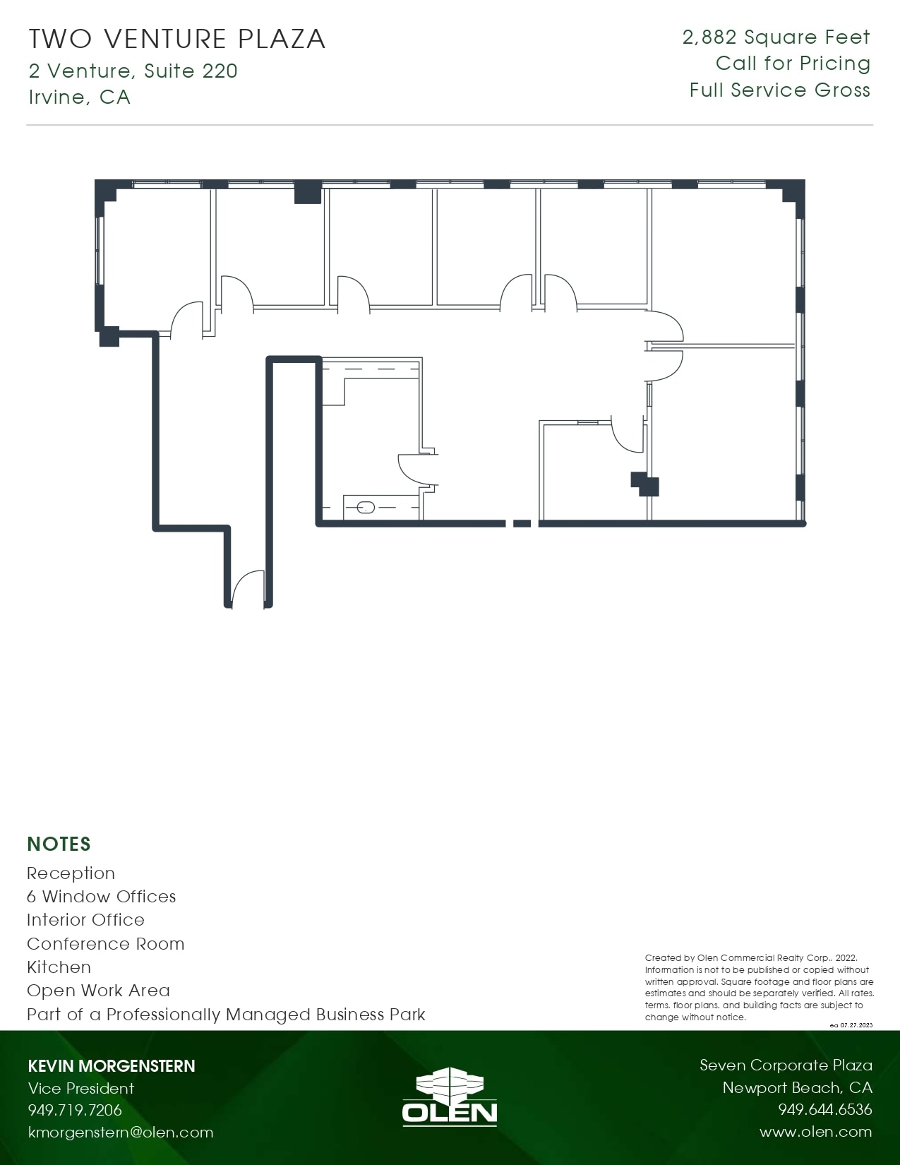 2 Venture, Irvine, CA for lease Floor Plan- Image 1 of 1