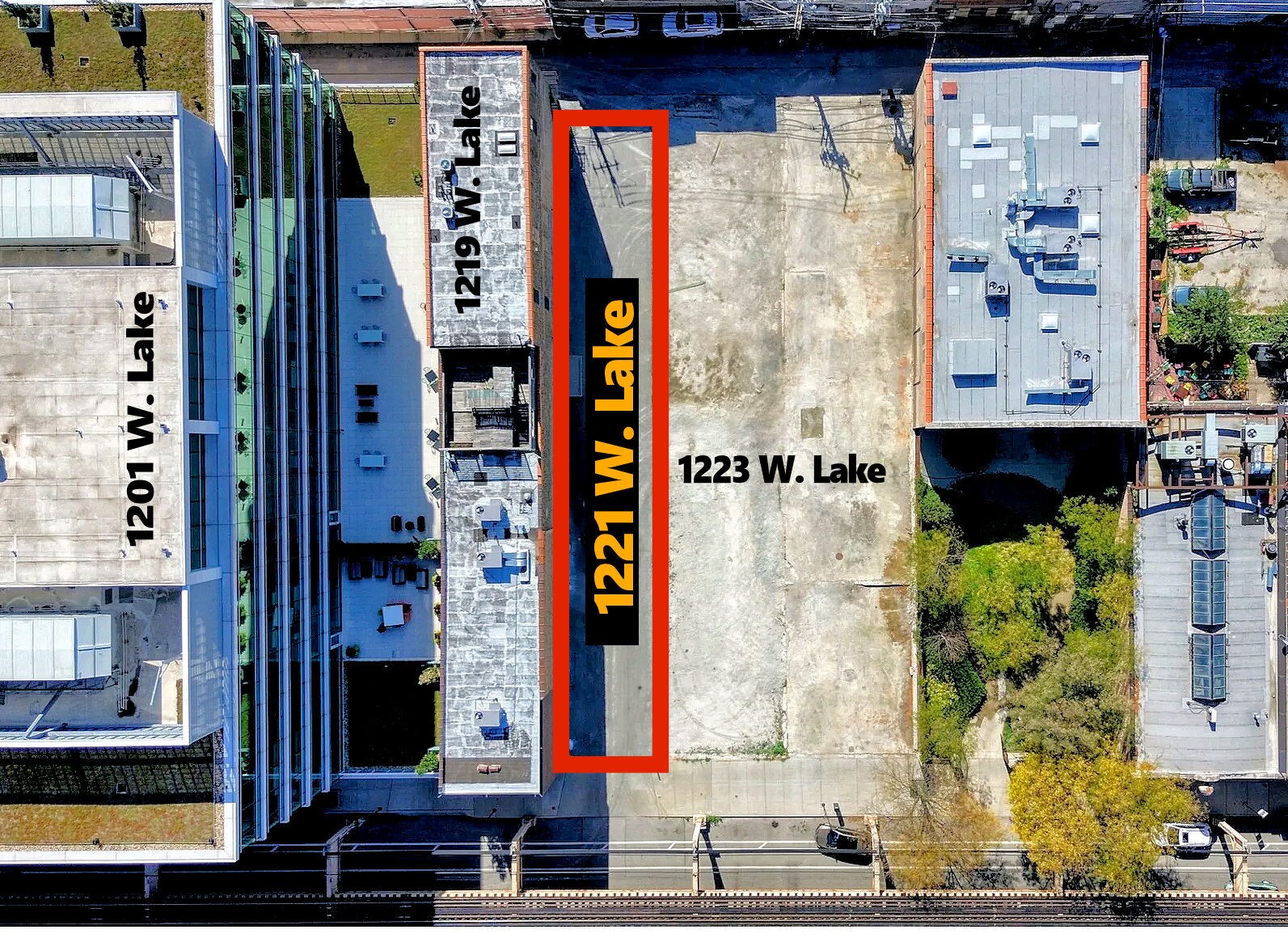 1221 Lake st, Chicago, IL for sale Aerial- Image 1 of 3