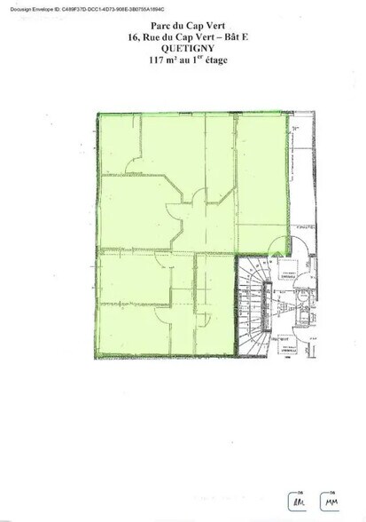 Bureau dans Quetigny à louer - Plan d’étage - Image 2 de 3