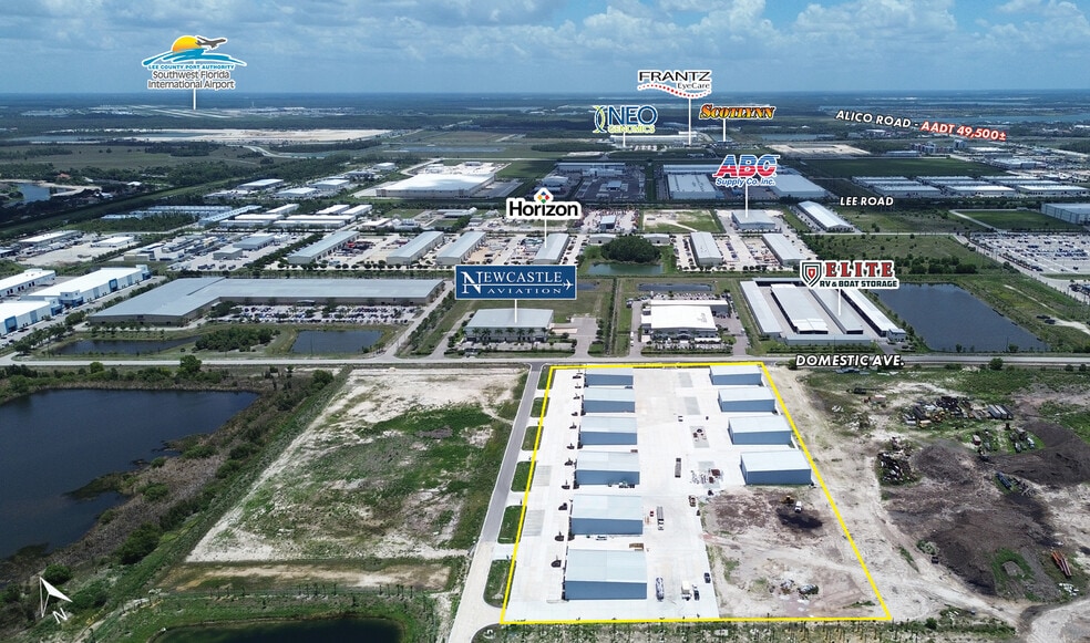 7958/7962 USA Industrial Drive, Fort Myers, FL for lease - Aerial - Image 2 of 8