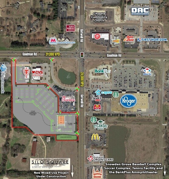 0 Getwell Rd, Southaven, MS for lease - Building Photo - Image 1 of 16