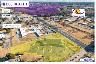 511 Paladin Dr, Greenville, NC - Aérien Vue de la carte