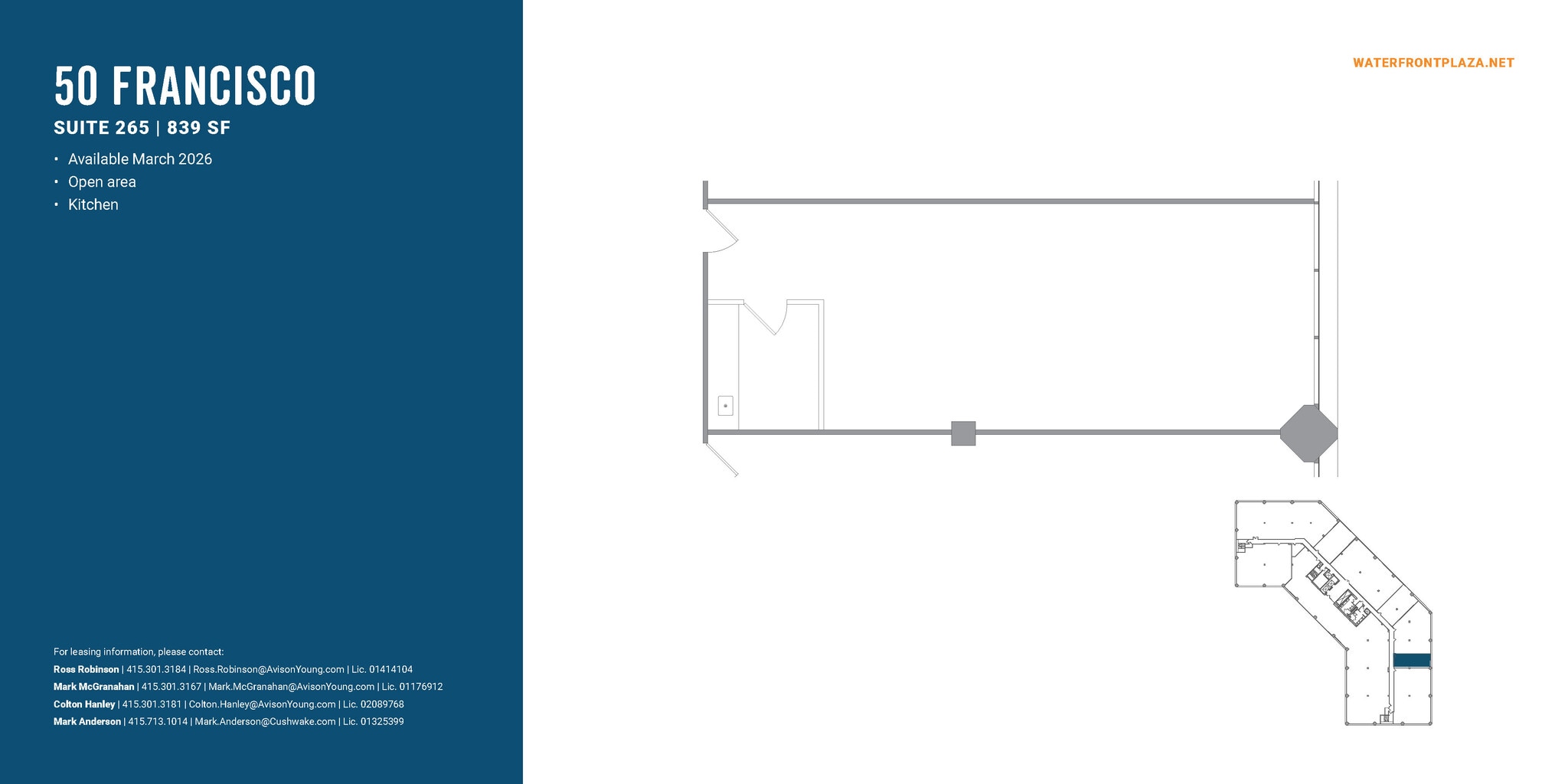 1700 Montgomery St, San Francisco, CA à louer Plan d’étage- Image 1 de 1