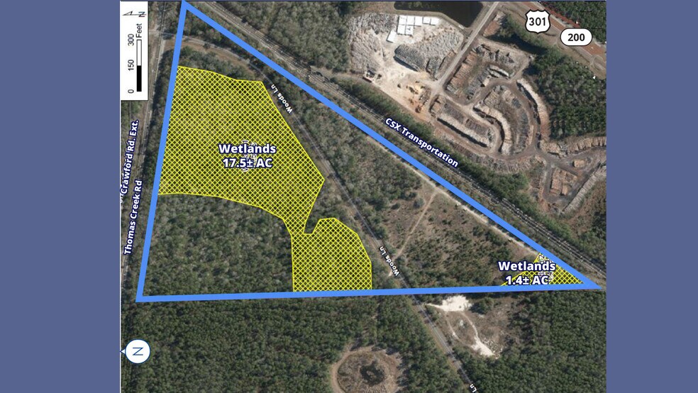 0 Crawford Rd. Extension & 0 Woods Lane, Callahan, FL à vendre - Photo du bâtiment - Image 3 de 4