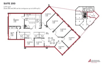 100 York Blvd, Richmond Hill, ON for lease Floor Plan- Image 1 of 9