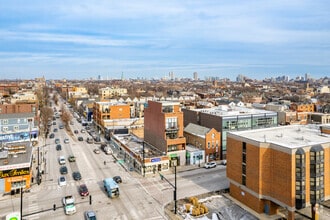 1552 W Fullerton Ave, Chicago, IL - Aérien Vue de la carte