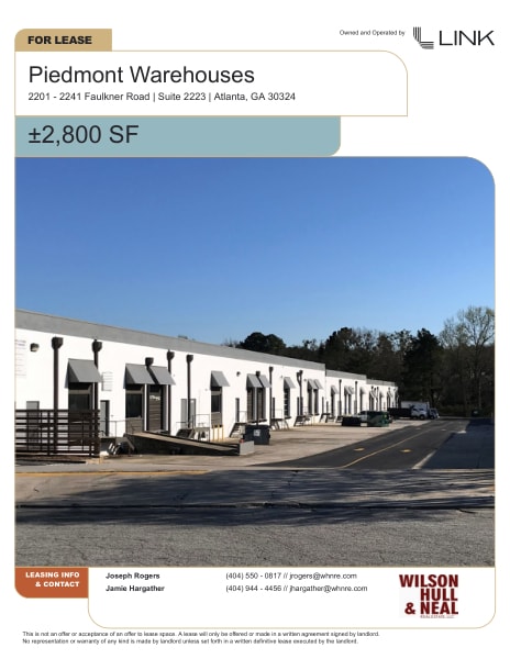 2201-2241 Faulkner Rd NE, Atlanta, GA à louer Autre- Image 1 de 1