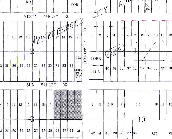 5136 Sun Valley Dr, Fort Worth, TX for sale Plat Map- Image 1 of 1