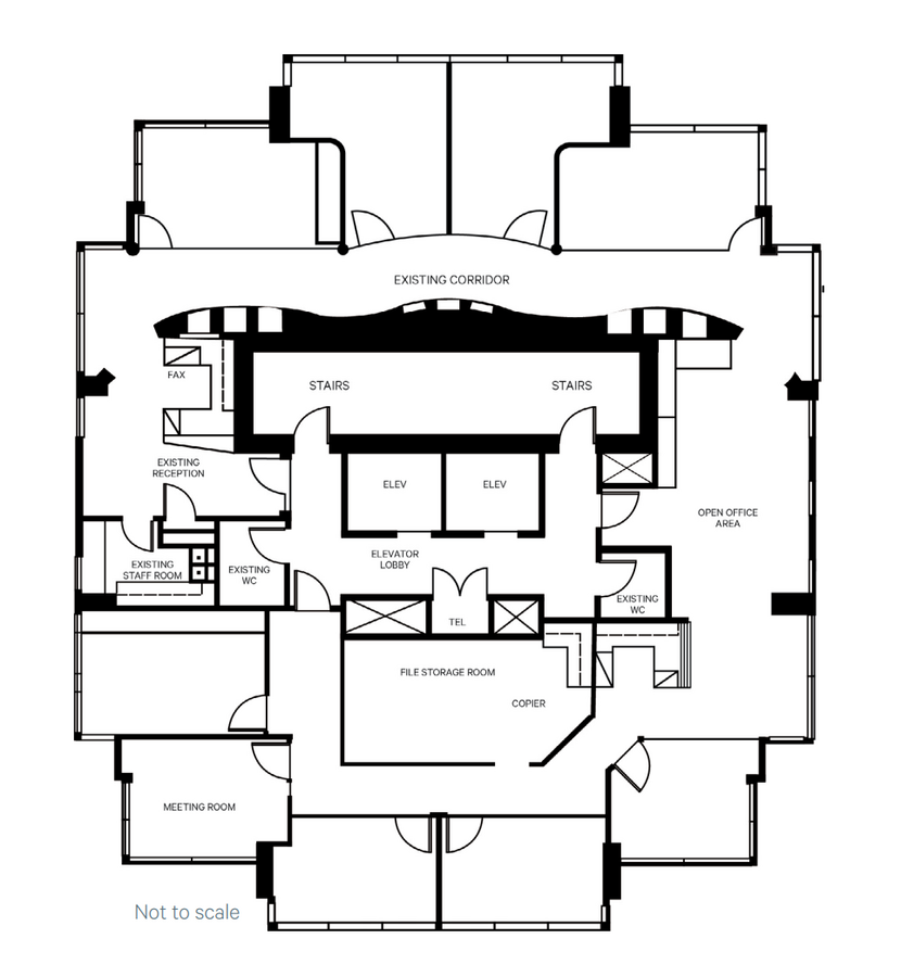 1055 W Broadway, Vancouver, BC V6H 1E2 - Unité 500 -  - Plan d’étage - Image 1 of 1