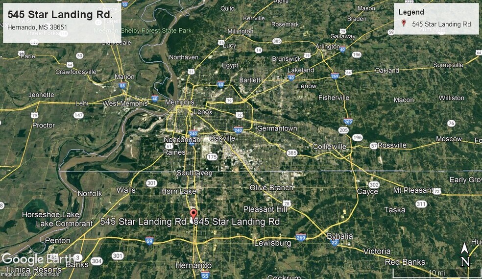 545 Star Landing Rd, Hernando, MS à vendre - Photo du bâtiment - Image 2 de 3