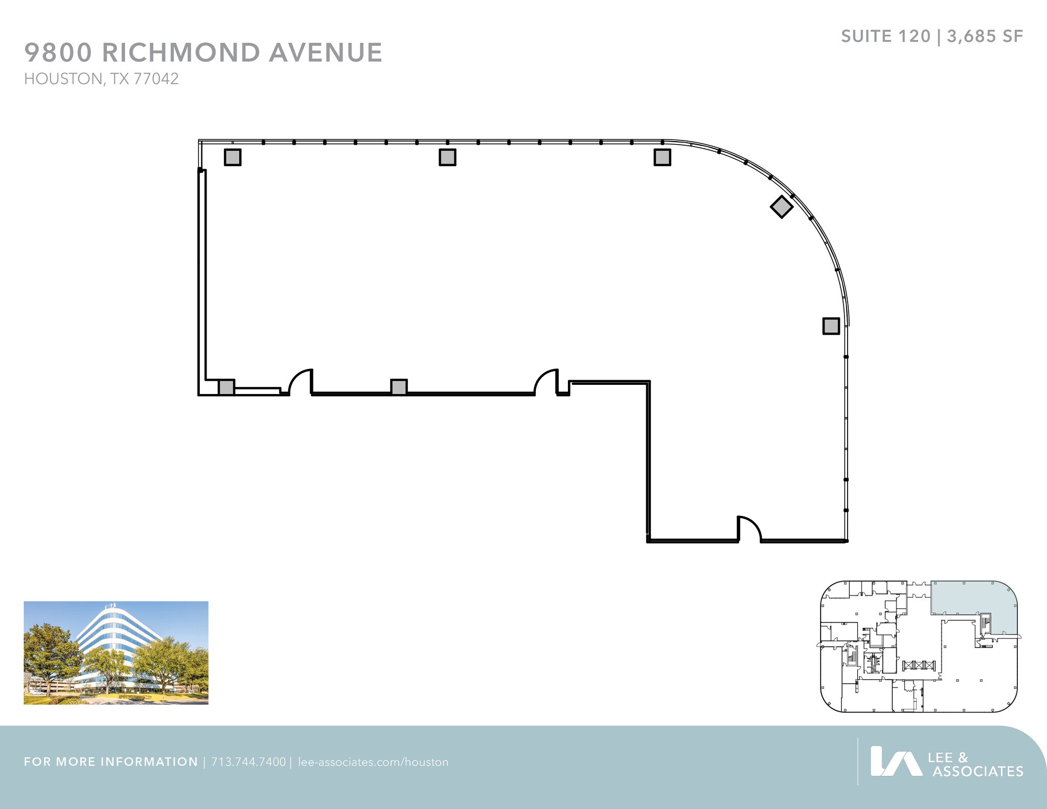 9800 Richmond Ave, Houston, TX for lease Floor Plan- Image 1 of 2