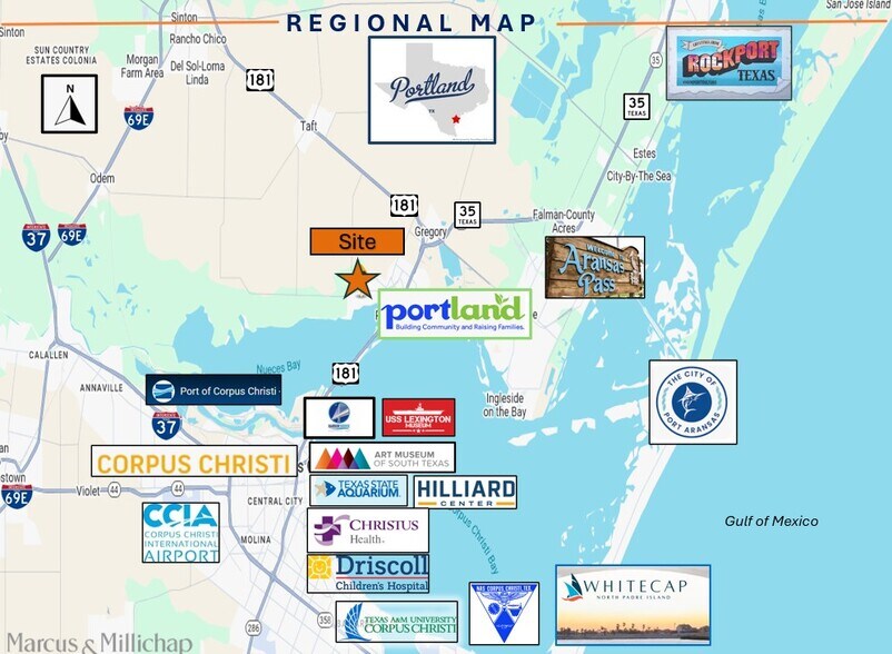 Farm to Market Road 893, Portland, TX à vendre - Aérien - Image 2 de 3