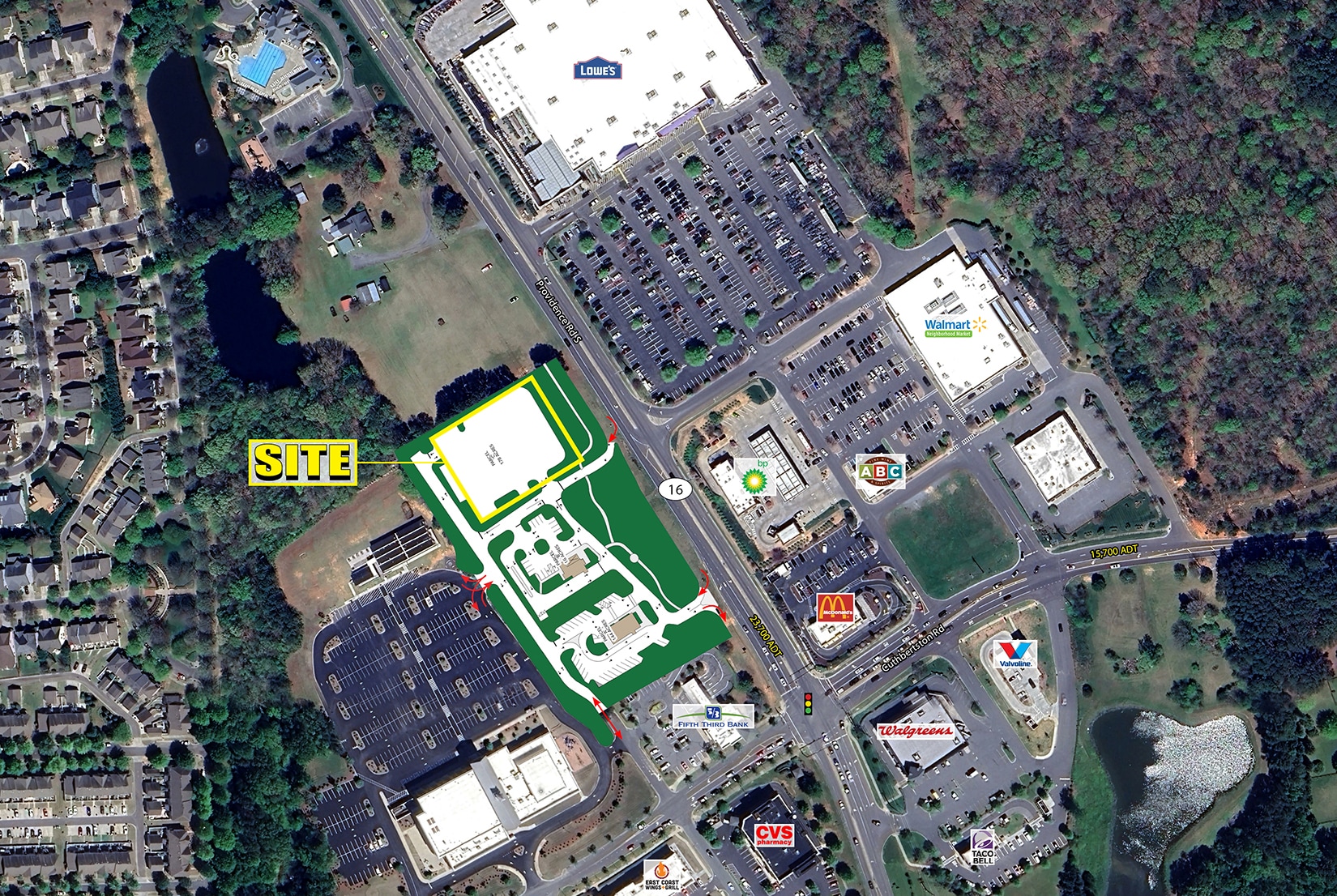 3012 S Providence Rd, Waxhaw, NC for lease Aerial- Image 1 of 4