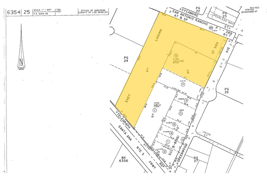 7301-7379 Telegraph Rd, Montebello, CA à vendre - Plan cadastral - Image 1 de 1