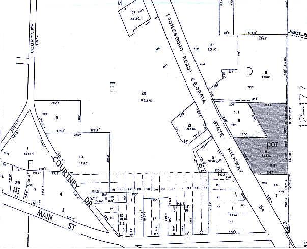 4948 Jonesboro Rd, Forest Park, GA for sale - Plat Map - Image 3 of 8