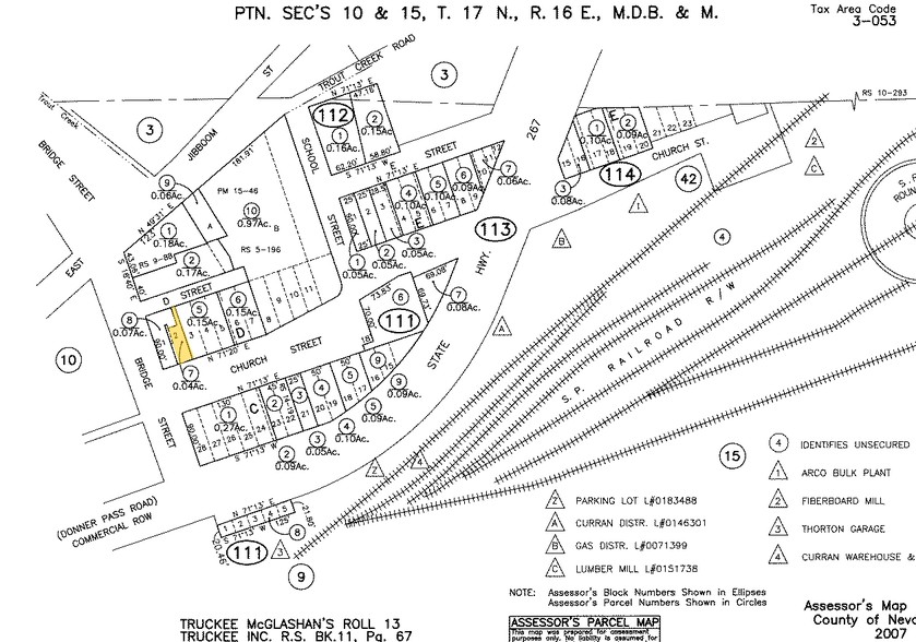 10010 Church St, Truckee, CA for lease - Plat Map - Image 2 of 17