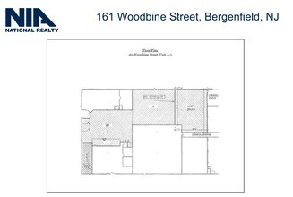 161 Woodbine St, Bergenfield, NJ for lease Floor Plan- Image 1 of 1