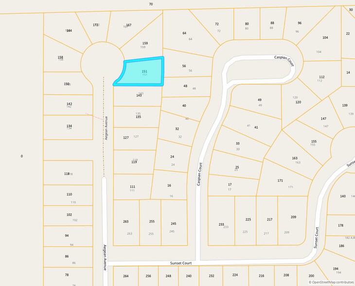 151 Aegean Ave, Buffalo, NY à vendre - Plan cadastral - Image 1 de 1