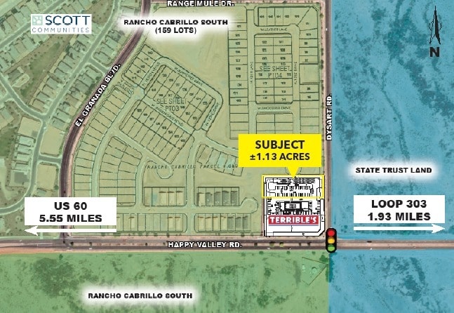 NWC Happy Valley Rd & Dysart Rd, Peoria, AZ for lease - Building Photo - Image 1 of 3