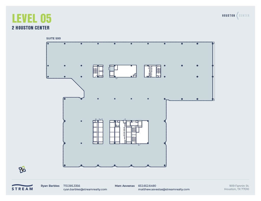 909 Fannin St, Houston, TX for lease Floor Plan- Image 1 of 1