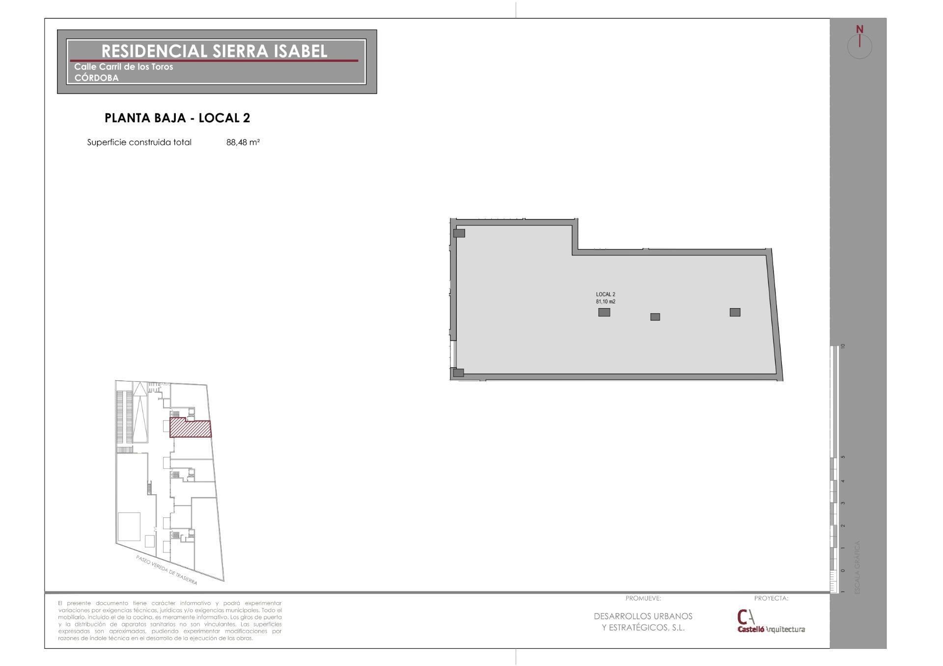 Retail in Córdoba for lease Floor Plan- Image 1 of 4