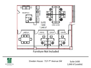 717 7th Ave SW, Calgary, AB à louer Plan d’étage- Image 1 de 4