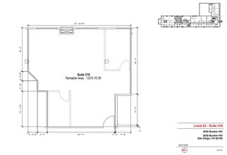 3030 Bunker Hill St, San Diego, CA for lease Floor Plan- Image 1 of 1