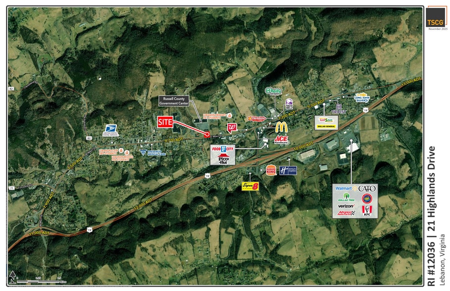 21 Highland Dr, Lebanon, VA à vendre - Aérien - Image 2 de 2