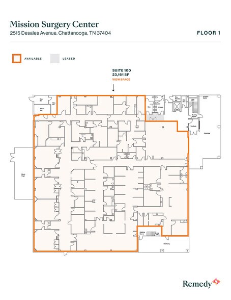 2515 DeSales Ave, Chattanooga, TN à louer - Plan d’étage - Image 2 de 3