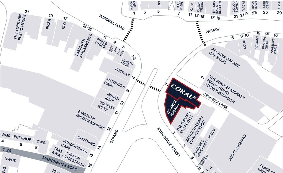 1-2 The Strand, Exmouth à vendre - Photo du bâtiment - Image 3 de 3